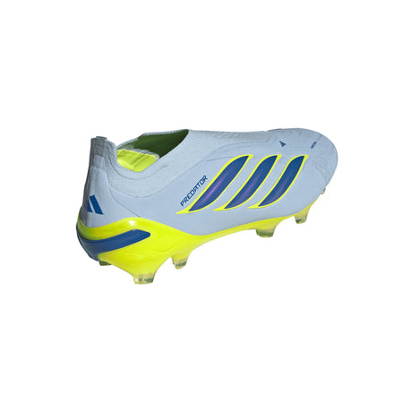 adidas Predator Elite Laceless FG Firm Ground Men's Soccer Cleats - Sky/Blue/Yellow