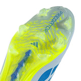 adidas Predator Elite Laceless FG Firm Ground Men's Soccer Cleats - Sky/Blue/Yellow