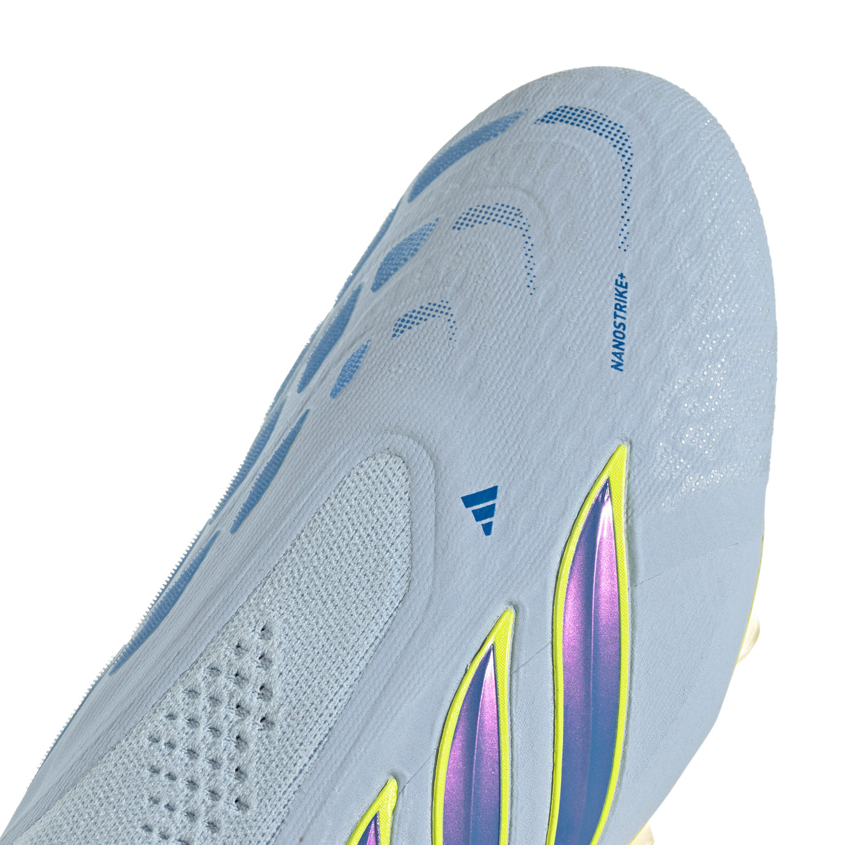 adidas Predator Elite Laceless FG Firm Ground Men's Soccer Cleats - Sky/Blue/Yellow