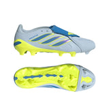 adidas Predator League Fold-Over Tongue FG Firm Ground Men's Soccer Cleats - Sky/Blue/Yellow