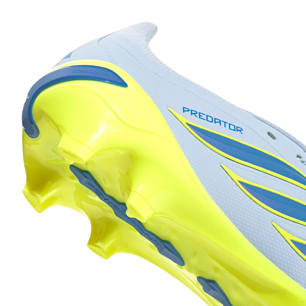 adidas Predator League Fold-Over Tongue FG Firm Ground Men's Soccer Cleats - Sky/Blue/Yellow