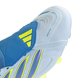 adidas Predator League Fold-Over Tongue FG Firm Ground Men's Soccer Cleats - Sky/Blue/Yellow