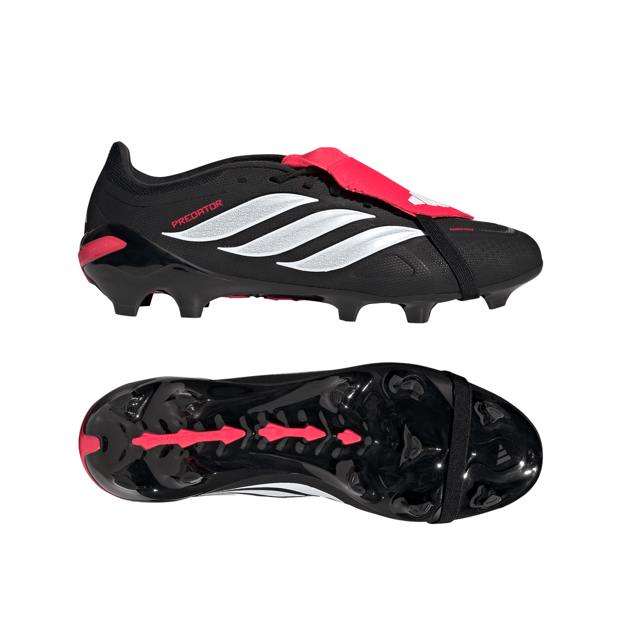 adidas Predator League Fold-Over Tongue FG Firm Ground Men´s Soccer Cleats - Black/White