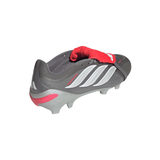 adidas Predator League Fold-Over Tongue FG Men's Soccer Cleats - Grey/Red