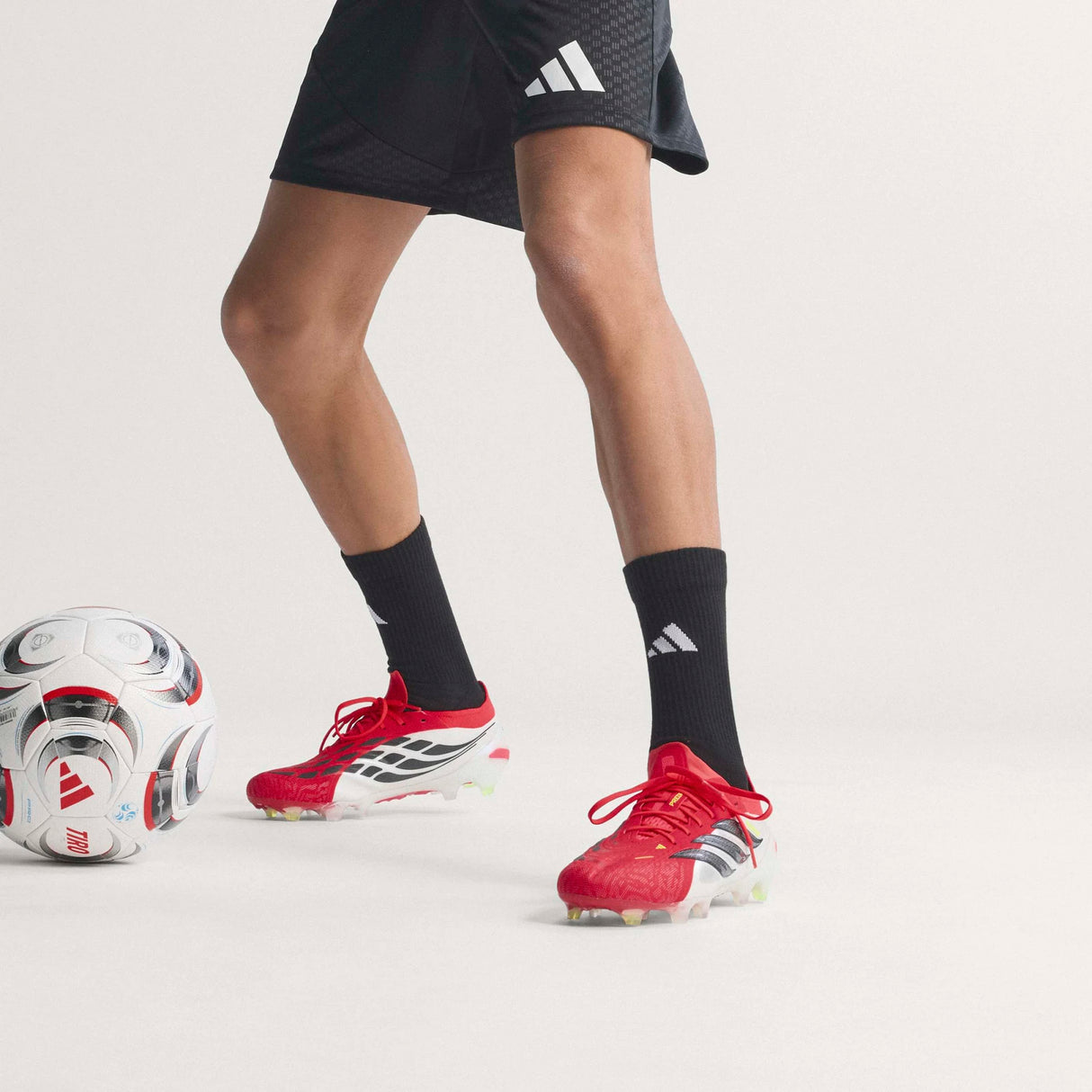adidas Predator Elite FG Firm Ground Men's Soccer Cleats - Lucid Red/Black/White