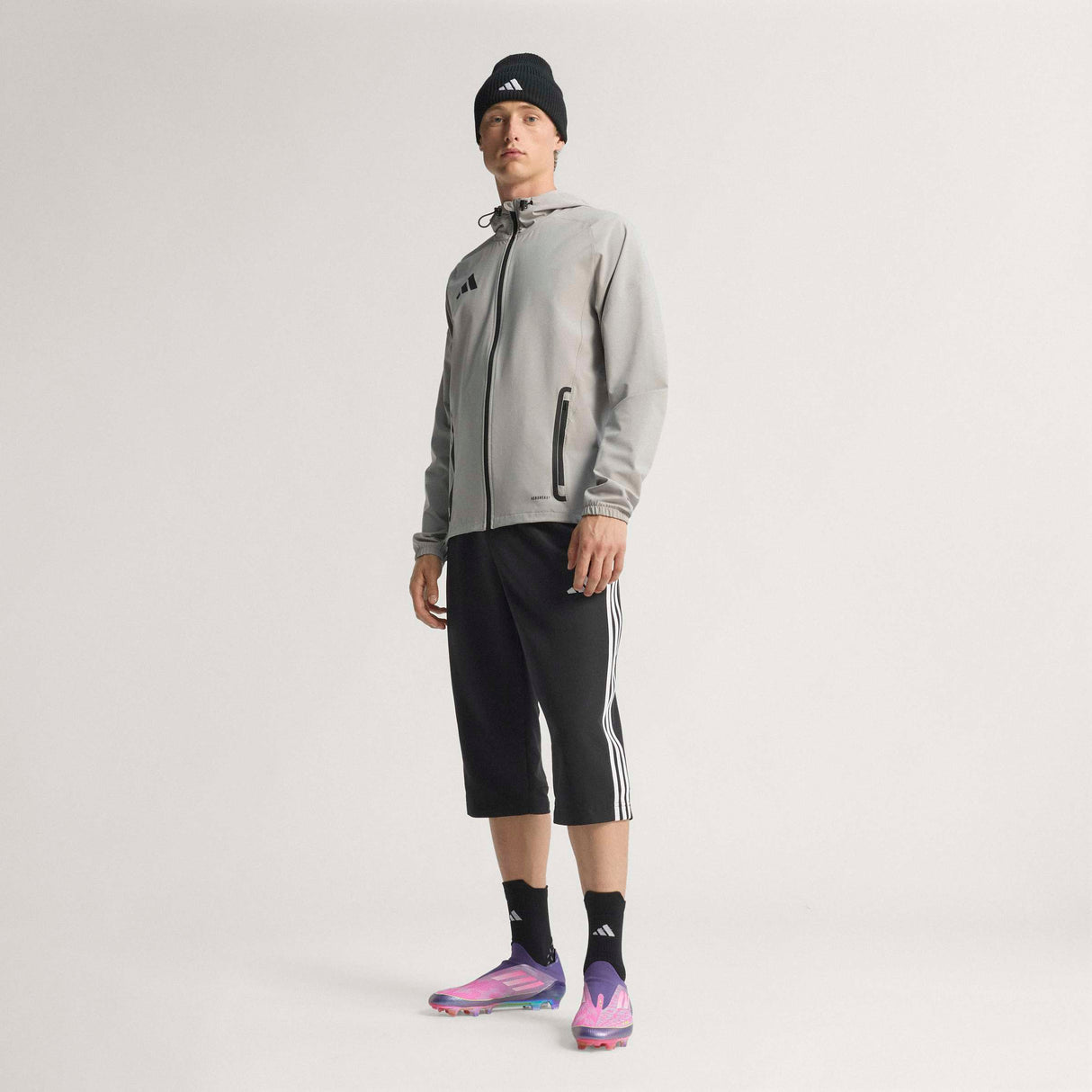 adidas F50 Elite LY Laceless FG Men's Soccer Cleats - Purple/White/Lemon