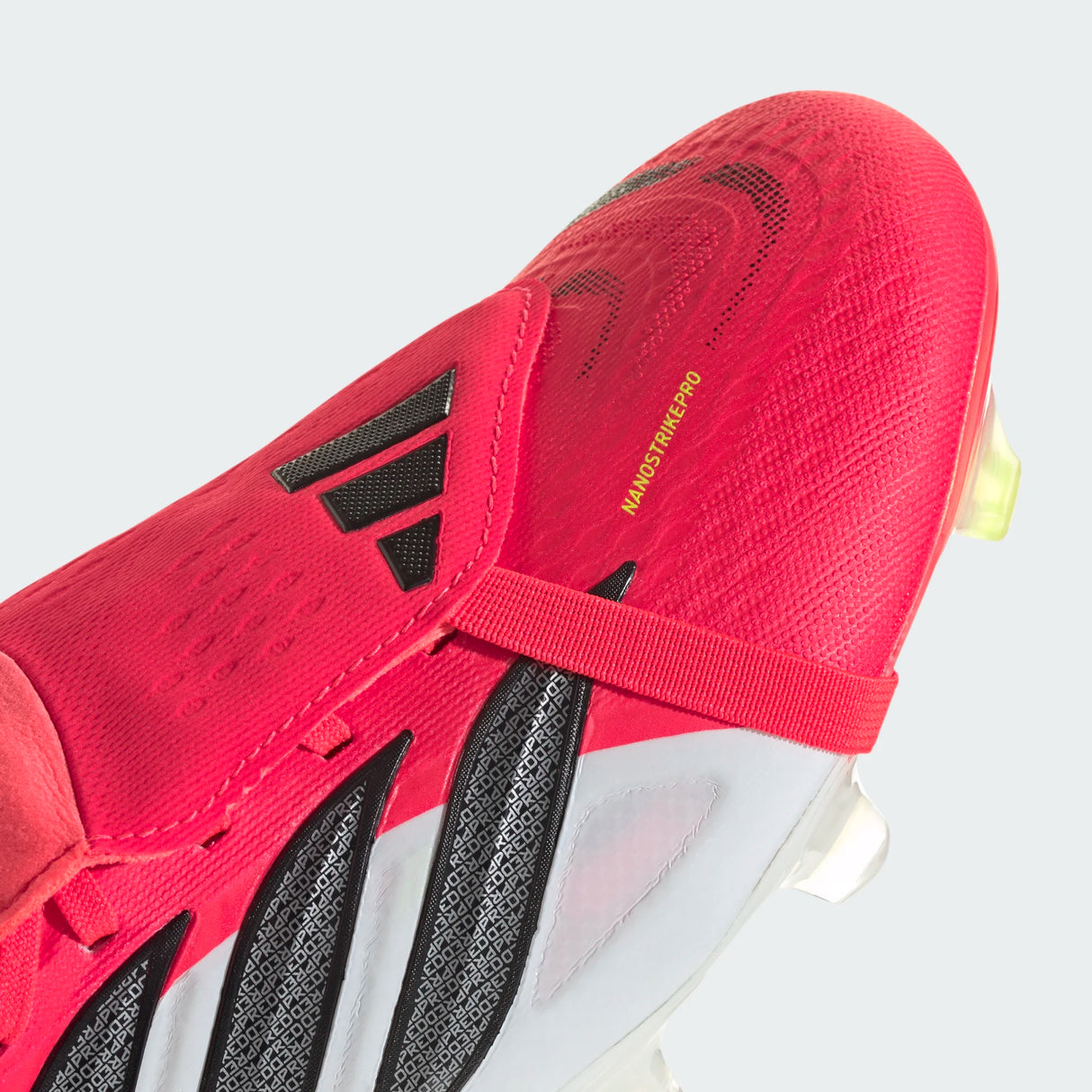 adidas Predator Pro Fold-Over Tongue FG Firm Ground Men's Soccer Cleats - Lucid Red/Black/White