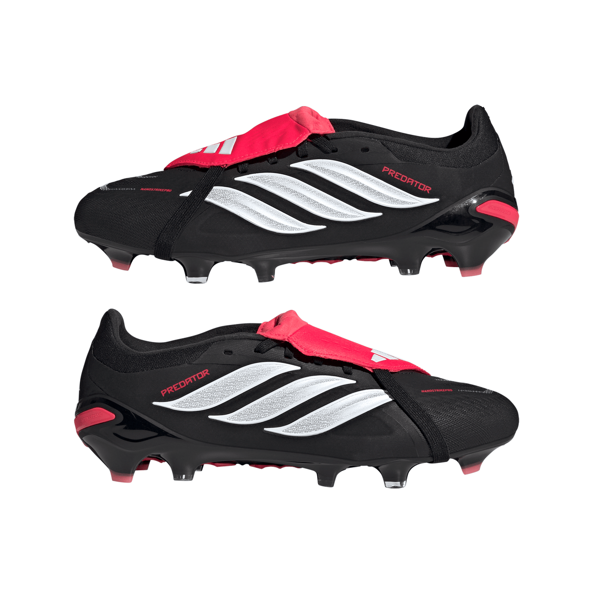 adidas Predator Pro Fold-Over Tongue FG Firm Groun Men´s Soccer Cleats - Black/White
