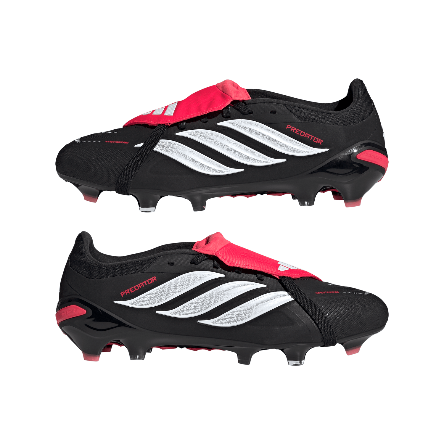 adidas Predator Pro Fold-Over Tongue FG Firm Groun Men´s Soccer Cleats - Black/White