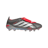 adidas Predator Elite Fold-Over Tongue AG Men's Soccer Cleats - Grey/Red