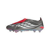 adidas Predator Elite Fold-Over Tongue AG Men's Soccer Cleats - Grey/Red