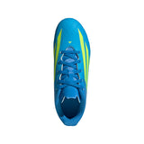 adidas F50 Club FG/MG Firm Ground/Multi Ground Youth Soccer Cleats - Blue/Yellow/Aqua