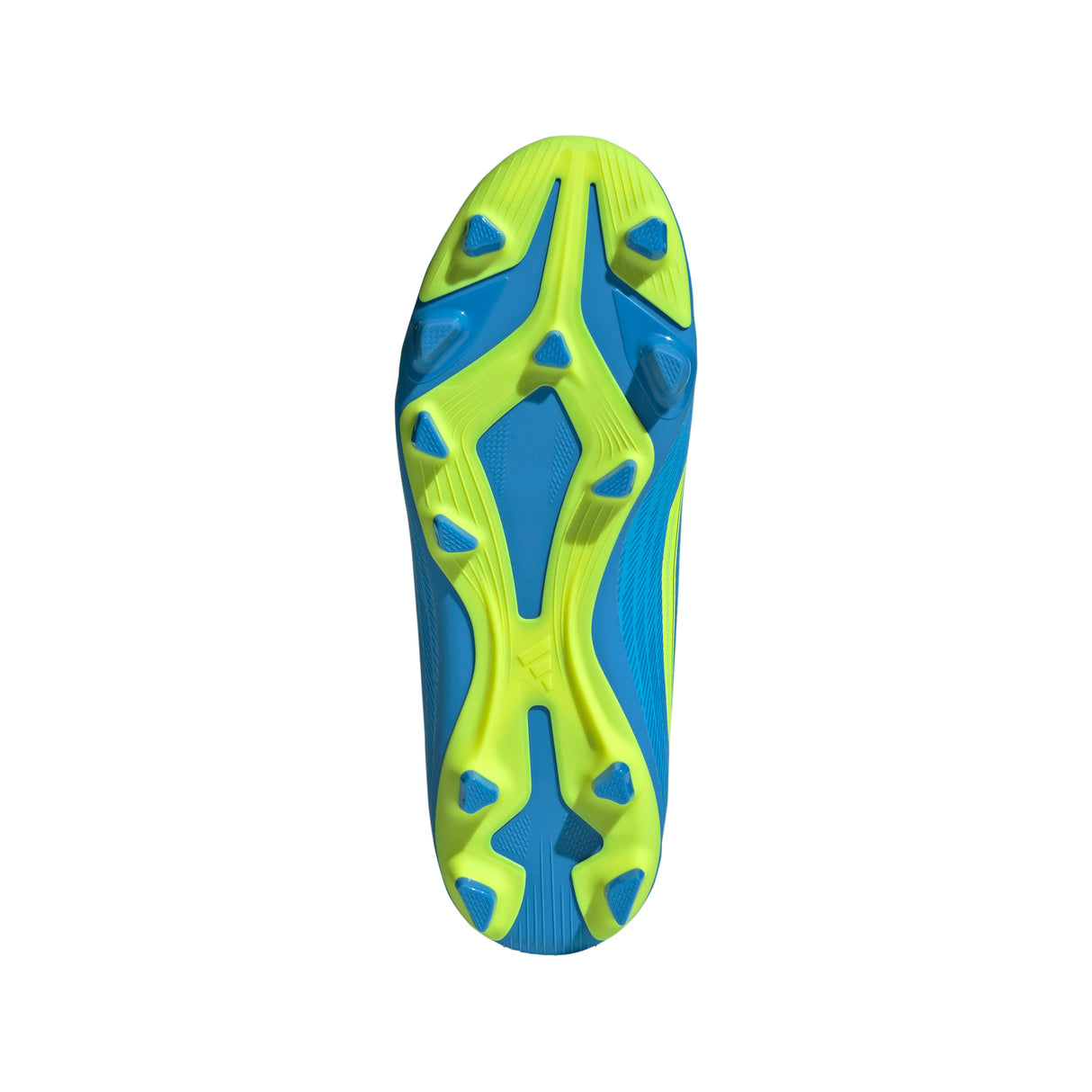 adidas F50 Club FG/MG Firm Ground/Multi Ground Youth Soccer Cleats - Blue/Yellow/Aqua