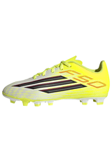 adidas F50 Club FG/MG Firm Ground/Multi Ground Youth Soccer Cleats - Yellow/Black/Red