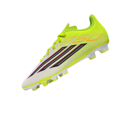 adidas F50 Club FG/MG Firm Ground/Multi Ground Youth Soccer Cleats - Yellow/Black/Red