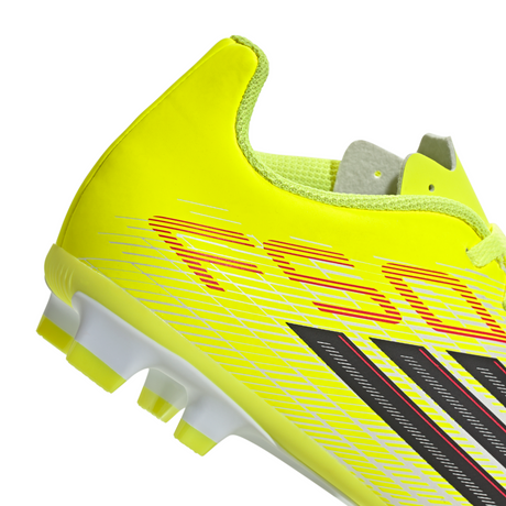 adidas F50 Club FG/MG Firm Ground/Multi Ground Youth Soccer Cleats - Yellow/Black/Red