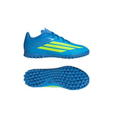 Zapatillas de fútbol adidas F50 Club TF para césped artificial - Azul/Amarillo/Aqua