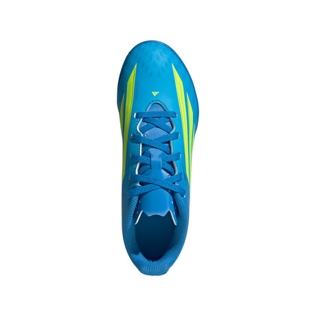 adidas F50 Club TF Turf Youth Soccer Cleats - Blue/Yellow/Aqua