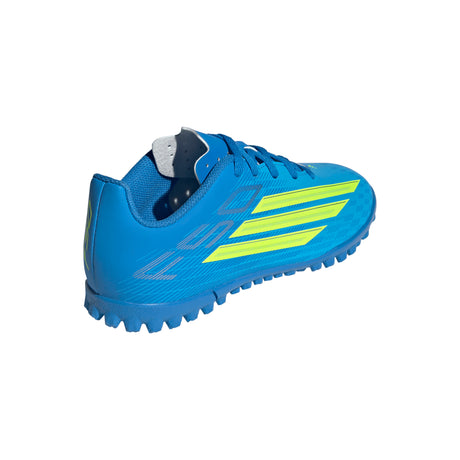 adidas F50 Club TF Turf Youth Soccer Cleats - Blue/Yellow/Aqua