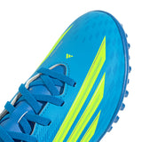 Zapatillas de fútbol adidas F50 Club TF para césped artificial - Azul/Amarillo/Aqua