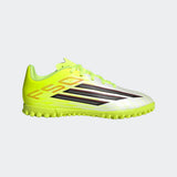 adidas F50 Club TF Turf Youth Soccer Cleats - Solar Yellow/Black/Lucid Red