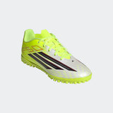 adidas F50 Club TF Turf Youth Soccer Cleats - Solar Yellow/Black/Lucid Red