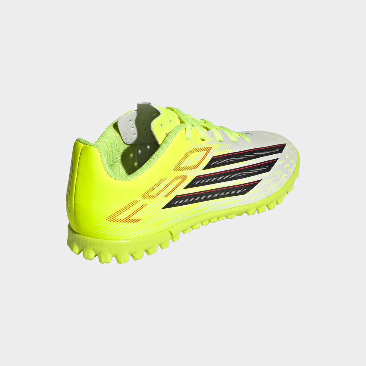 adidas F50 Club TF Turf Youth Soccer Cleats - Solar Yellow/Black/Lucid Red