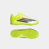 adidas F50 Club TF Turf Youth Soccer Cleats - Solar Yellow/Black/Lucid Red