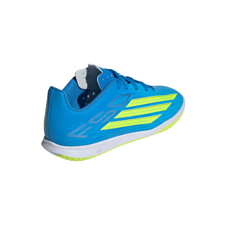 adidas F50 Club IN Indoor Youth Soccer Shoes - Blue/Yellow/Aqua