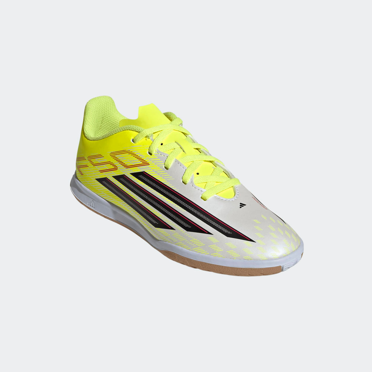 adidas F50 Club IN Indoor Youth Soccer Shoes - Solar Yellow/Black/Lucid Red