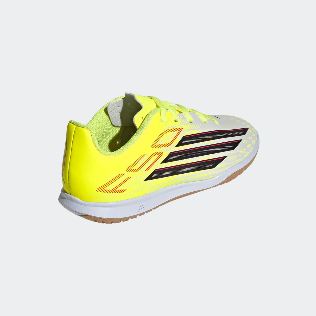 adidas F50 Club IN Indoor Youth Soccer Shoes - Solar Yellow/Black/Lucid Red