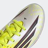 adidas F50 Club IN Indoor Youth Soccer Shoes - Solar Yellow/Black/Lucid Red