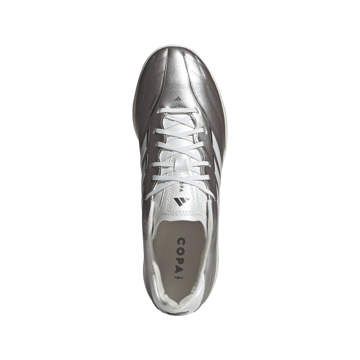 adidas Copa Pure IV League TF Turf Men's Soccer Cleats - Metal Silver