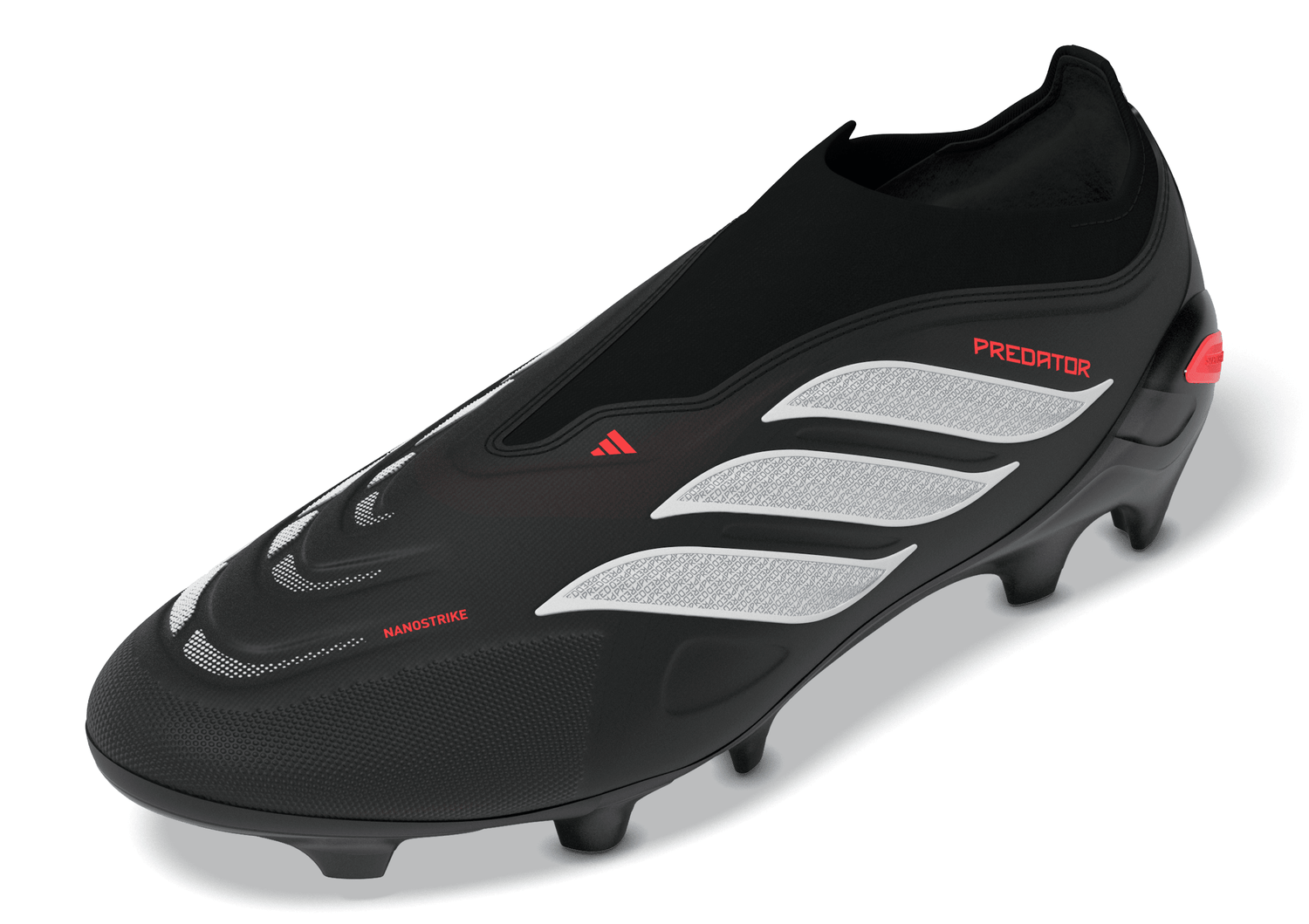 adidas Predator League Laceless FG Firm Ground Men's Soccer Cleats - Black/White