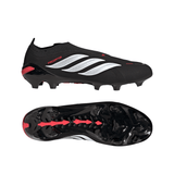 adidas Predator League Laceless FG Firm Ground Men's Soccer Cleats - Black/White