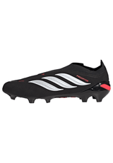 adidas Predator League Laceless FG Firm Ground Men's Soccer Cleats - Black/White