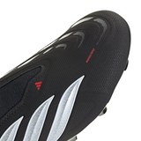 adidas Predator League Laceless FG Firm Ground Men's Soccer Cleats - Black/White