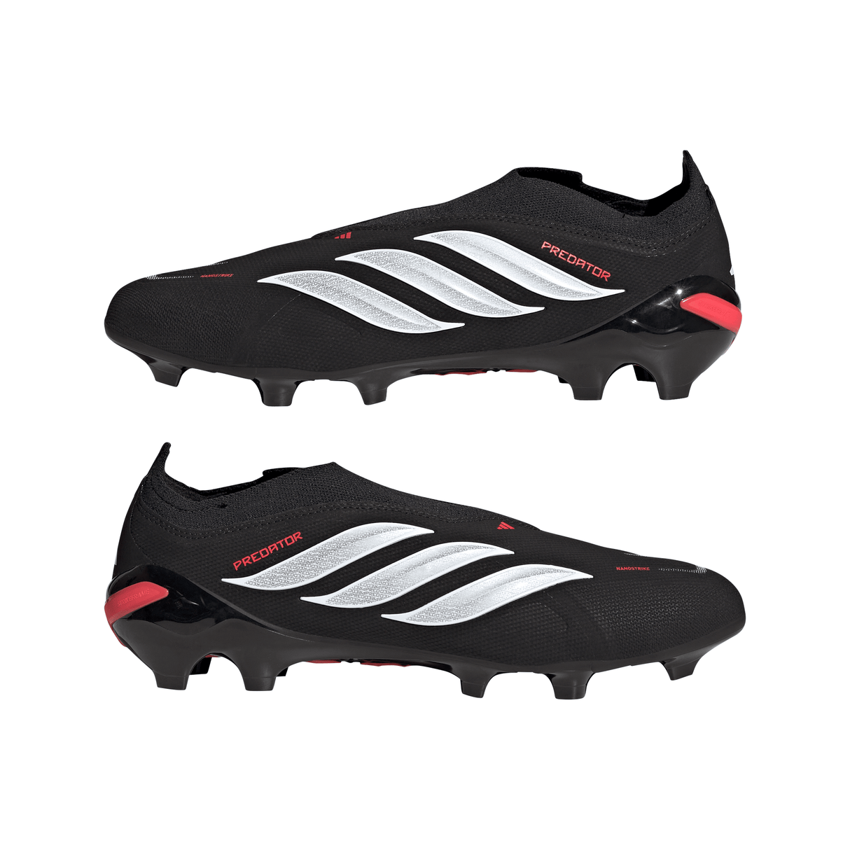 adidas Predator League Laceless FG Firm Ground Men's Soccer Cleats - Black/White