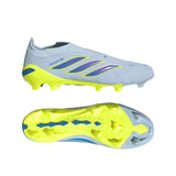 adidas Predator League Laceless FG Firm Ground Men's Soccer Cleats -Sky/Blue/Yellow