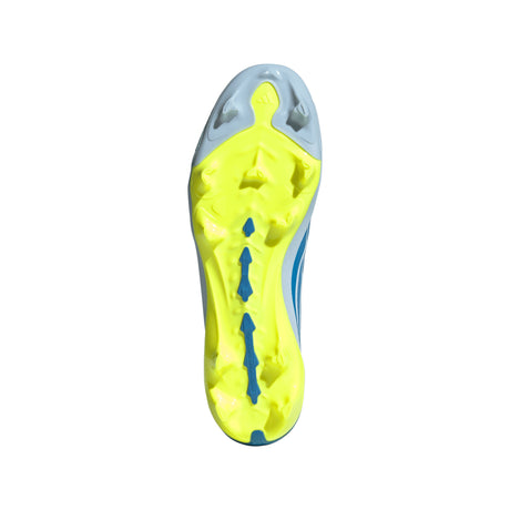 adidas Predator League Laceless FG Firm Ground Men's Soccer Cleats -Sky/Blue/Yellow