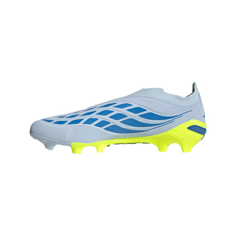 adidas Predator League Laceless FG Firm Ground Men's Soccer Cleats -Sky/Blue/Yellow