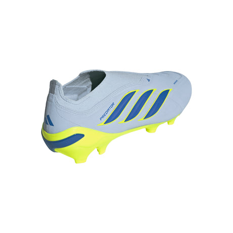 adidas Predator League Laceless FG Firm Ground Men's Soccer Cleats -Sky/Blue/Yellow