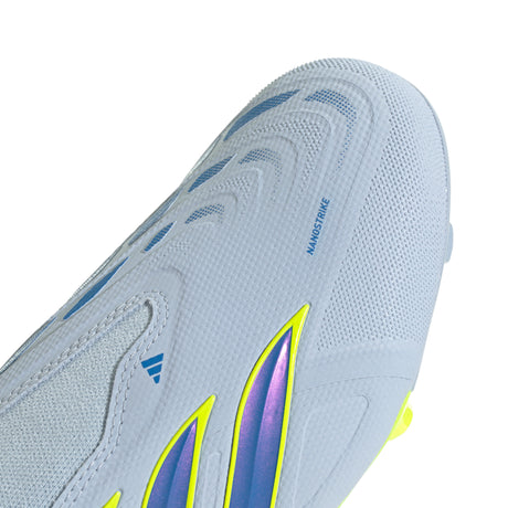 adidas Predator League Laceless FG Firm Ground Men's Soccer Cleats -Sky/Blue/Yellow