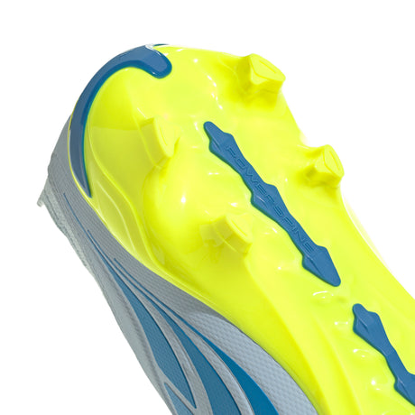 adidas Predator League Laceless FG Firm Ground Men's Soccer Cleats -Sky/Blue/Yellow
