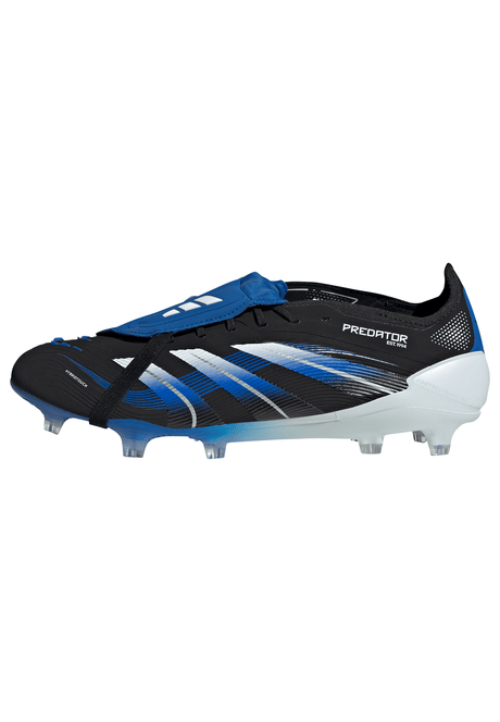 adidas Predator League JB Fold-Over Tongue FG/MG Men's Soccer Cleats - Black/White/Blue