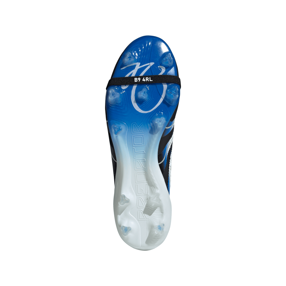 adidas Predator League JB Fold-Over Tongue FG/MG Men's Soccer Cleats - Black/White/Blue