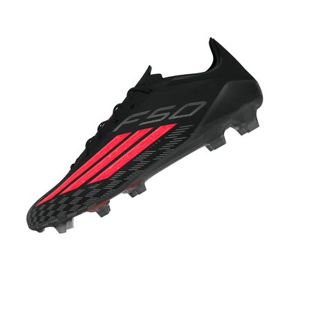 Botines de fútbol adidas F50 Elite FG para hombre - Negro/Rojo