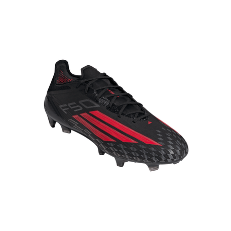 Botines de fútbol adidas F50 Elite FG para hombre - Negro/Rojo