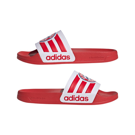 adidas FC Bayern Munich Adilette Shower Soccer Slides - Red/White