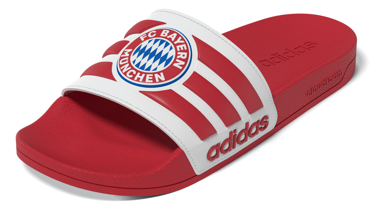 Chanclas de fútbol Adilette Shower adidas FC Bayern Munich - Rojo/Blanco
